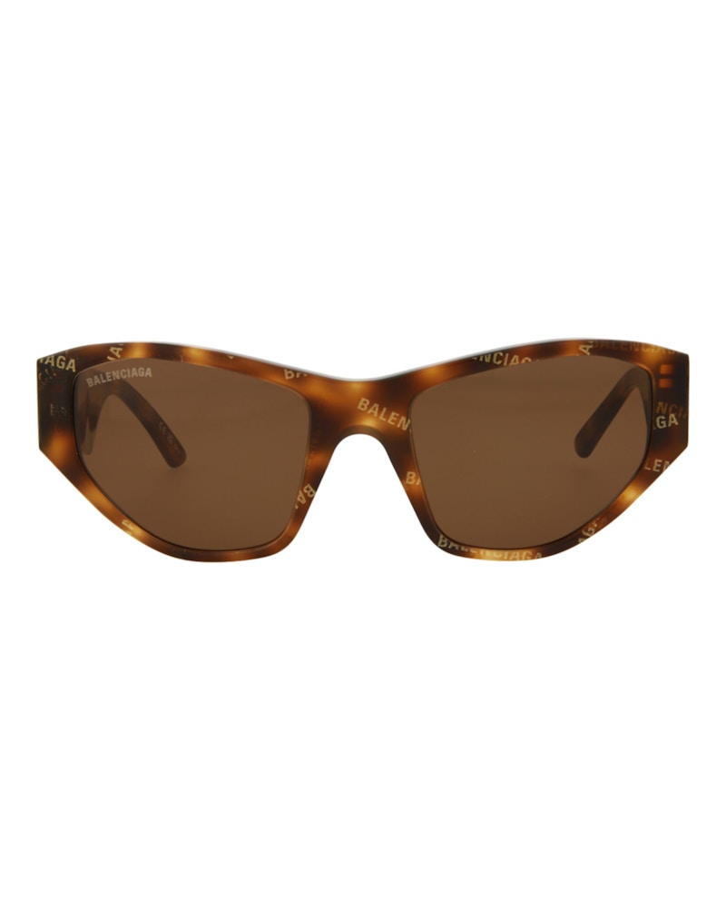 Balenciaga Cat Eye-Frame Acetate Sunglasses Havana/Havana/Brown (BB0097S-30008869-003)