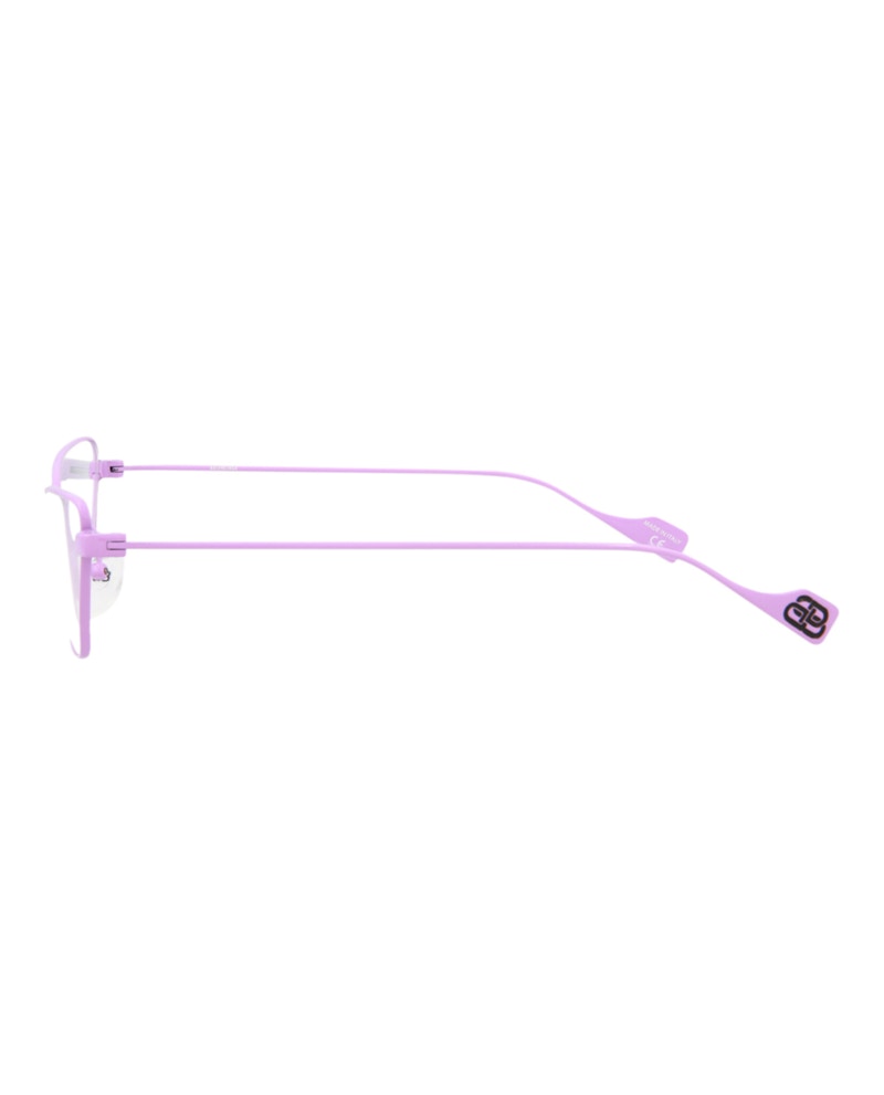 Balenciaga Cat Eye-Frame Metal Optical Frames Violet Violet Transparent (BB0091O-30008429-004)