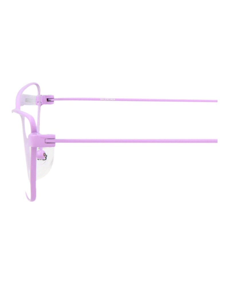 Balenciaga Cat Eye-Frame Metal Optical Frames Violet Violet Transparent (BB0091O-30008429-004)
