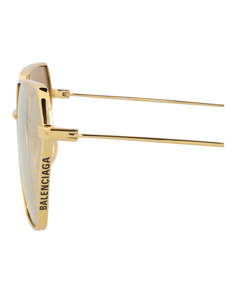 Balenciaga Cat Eye-Frame Metal Sunglasses Gold Gold Yellow (BB0194S-30011962-002)