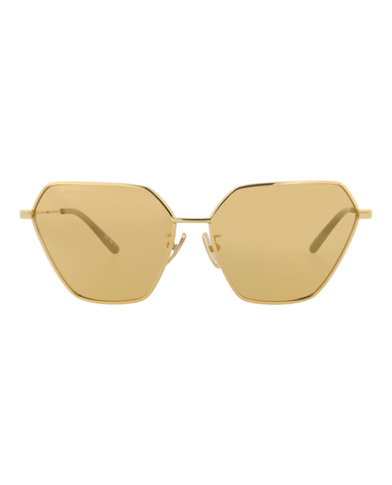 Balenciaga Cat Eye-Frame Metal Sunglasses Gold Gold Yellow (BB0194S-30011962-002)