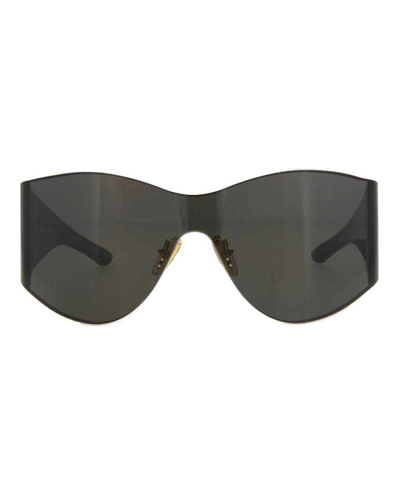 Balenciaga Cat Eye-Frame Nylon Sunglasses Grey/Grey/Grey (BB0122S-30009742-004)