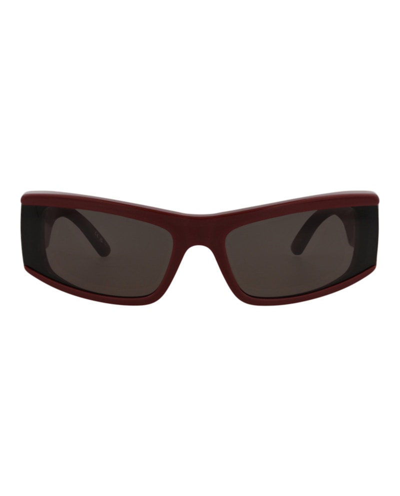 Balenciaga Cat Eye-Frame Recycled Acetate Sunglasses Burgundy Burgundy Grey (BB0301S-30014519-004)