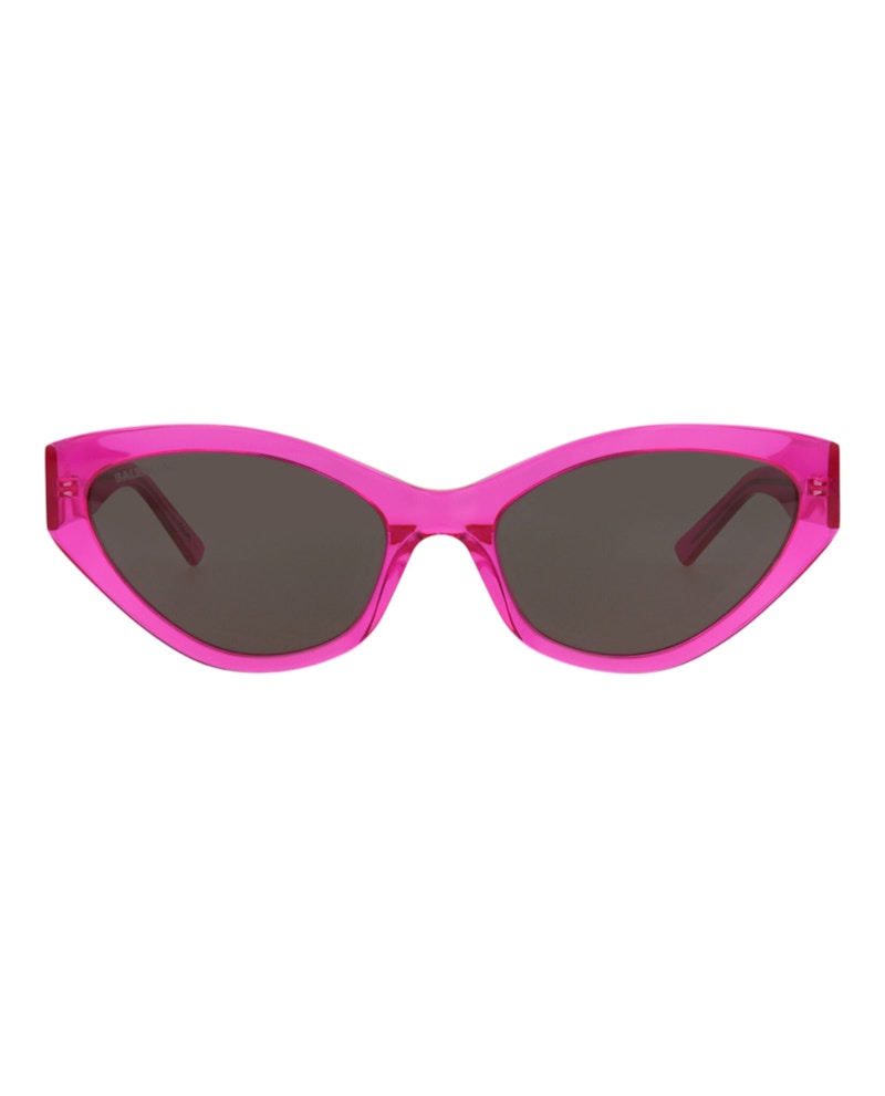 Balenciaga Cat Eye-Frame Recycled Acetate Sunglasses Fuchsia Fuchsia Grey (BB0306S-30014525-005)