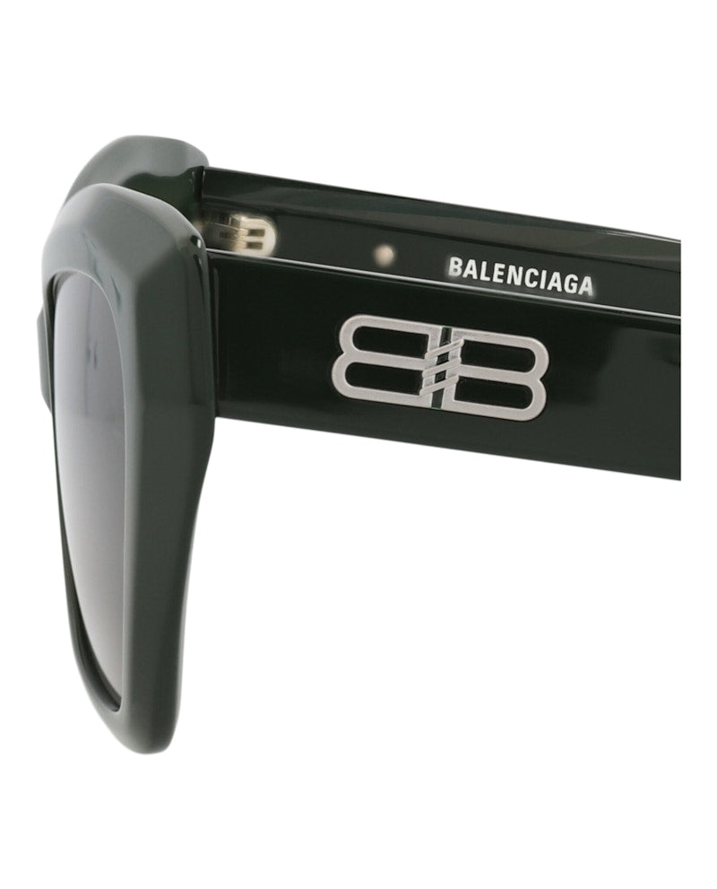 Balenciaga Cat Eye-Frame Recycled Acetate Sunglasses Green/Green/Green (BB0271S-30013988-004)