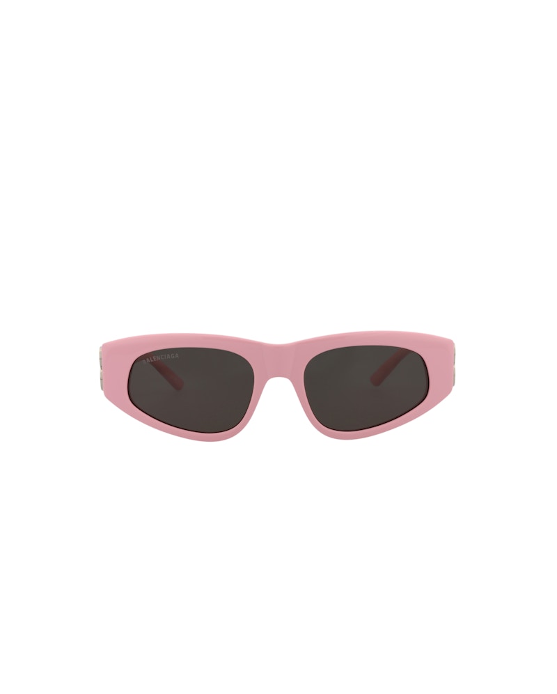 Balenciaga Cat Eye-Frame Recycled Acetate Sunglasses Pink/Silver/Grey (BB0095S-30008868-013)