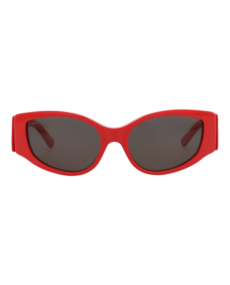 Balenciaga Cat Eye-Frame Recycled Acetate Sunglasses Red Red Grey (BB0258S-30013963-006)