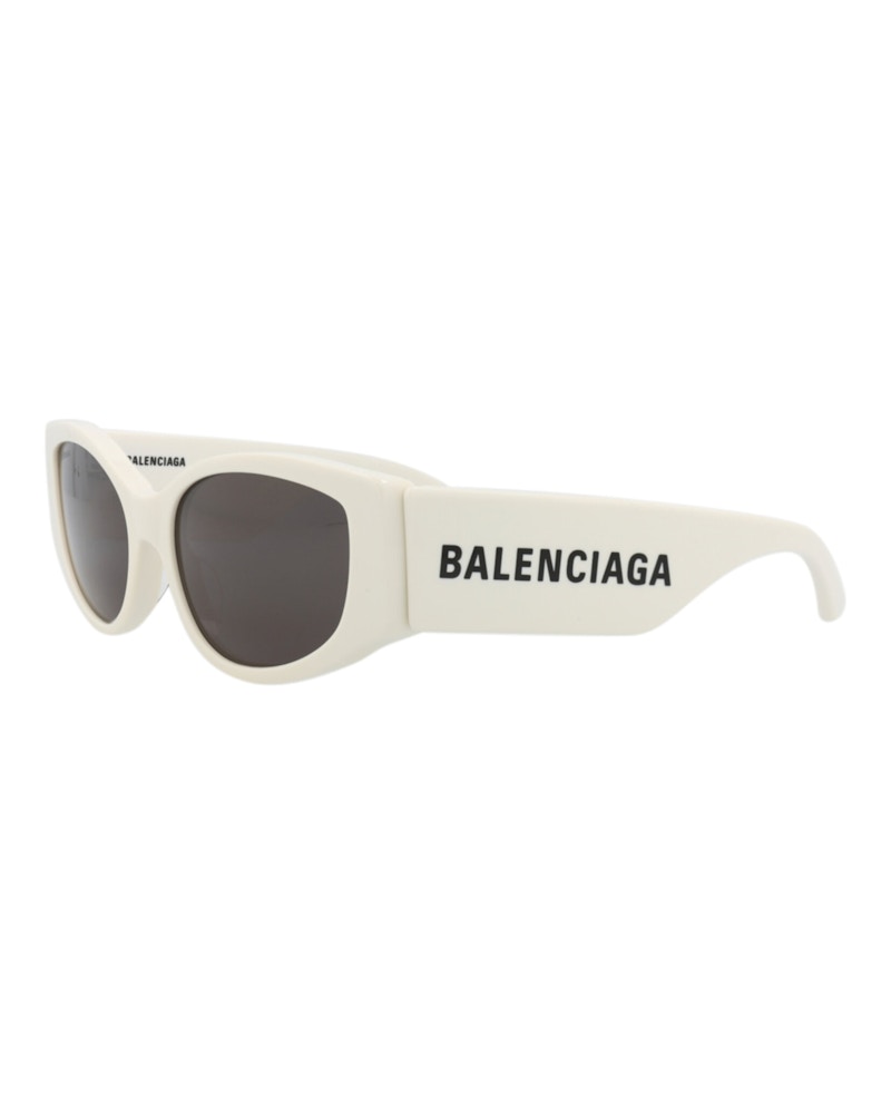 Balenciaga Cat Eye-Frame Recycled Acetate Sunglasses White White Grey (BB0258S-30013963-003)