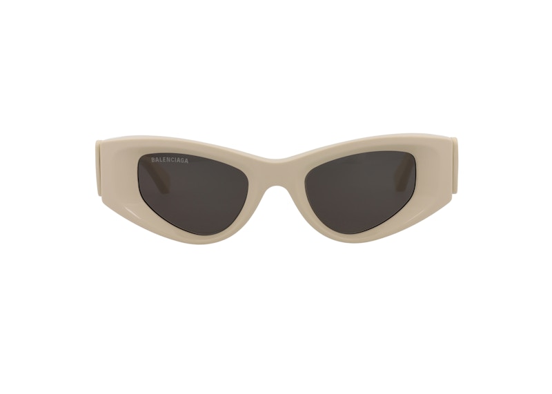 Balenciaga Cat Eye Sunglasses Beige/Grey (BB0243S-30013524-003)