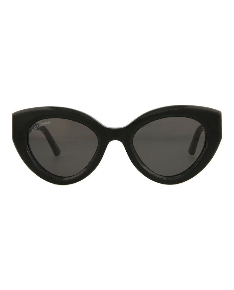 Balenciaga Cat Eye Sunglasses Black/Black/Grey (BB0073S-30008393-001)