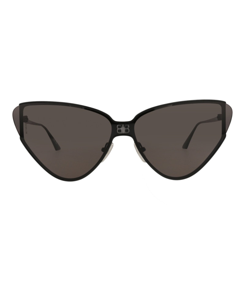 Balenciaga Cat Eye Sunglasses Black/Black/Grey (BB0191S-30011959-001)