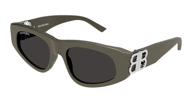 Balenciaga Cat Eye Sunglasses Brown Silver/Grey (BB0095S-023)