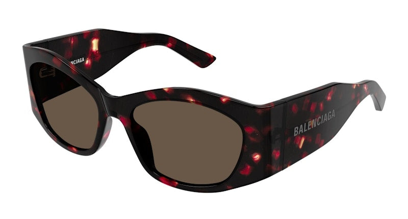 Balenciaga Cat Eye Sunglasses Havana/Brown (BB0329S-002)