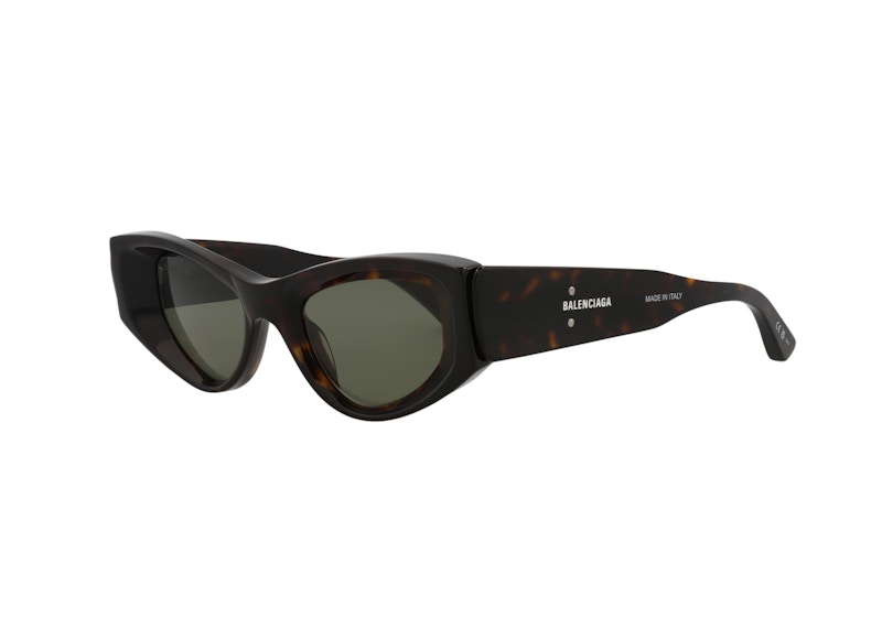 Balenciaga Cat Eye Sunglasses Havana/Green (BB0243S-30013524-002)
