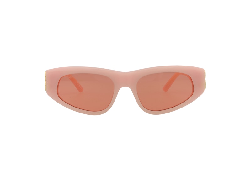 Balenciaga Cat Eye Sunglasses Pink/Gold/Red (BB0095S-30008868-003)
