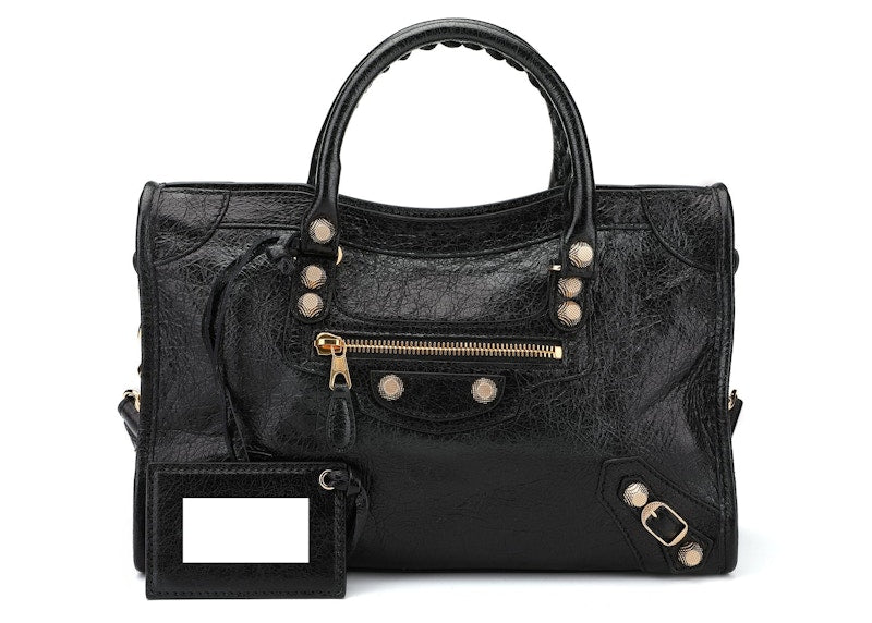 Balenciaga Classic Giant City Shoulder Bag S Black