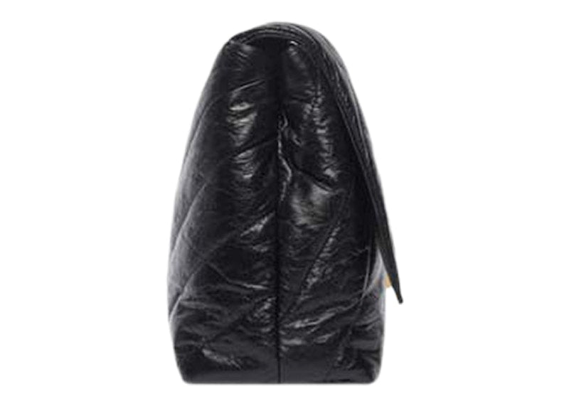Balenciaga Clutch Crush Large Quilted Black