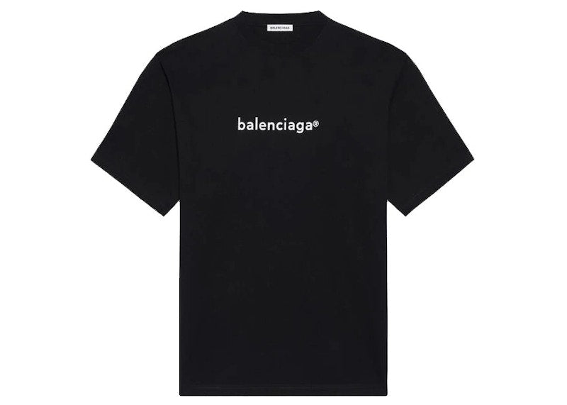 Balenciaga Copyright Large Fit T-Shirt Black