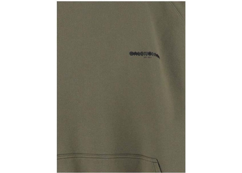 Balenciaga Cotton Hooded Khaki Green