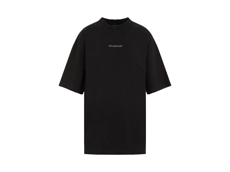 Balenciaga Crystal Logo T-shirt Summer Blue