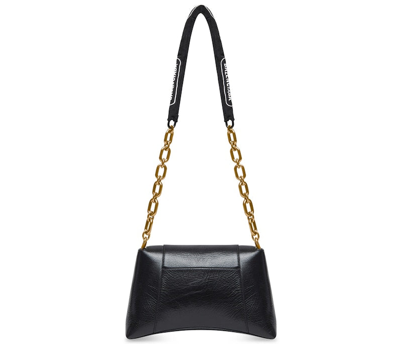 Balenciaga Downtown Shoulder Bag with Chain Small Black