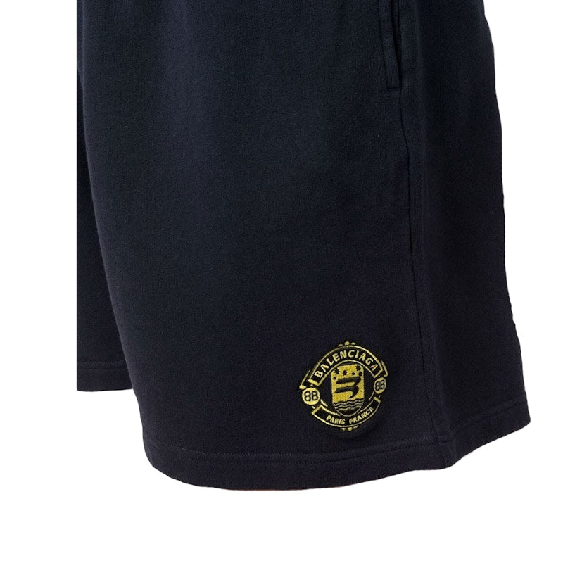 Balenciaga Emblem Shorts Black
