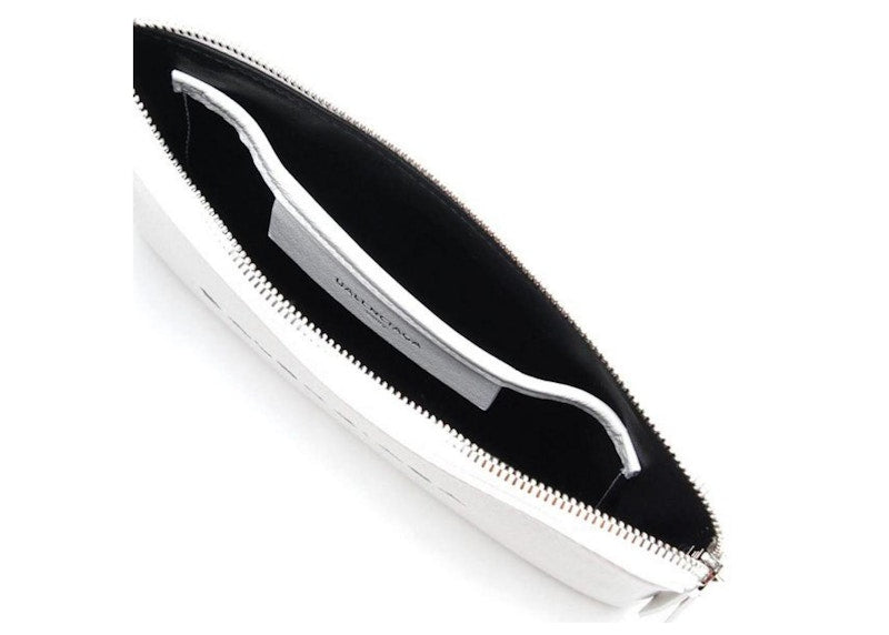 Balenciaga Everyday Clutch White
