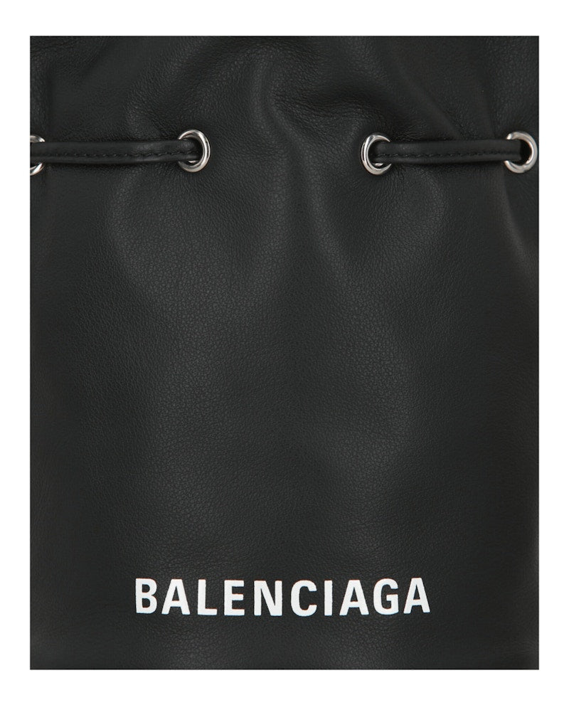 Balenciaga Everyday Drawstring Bucket XS Black