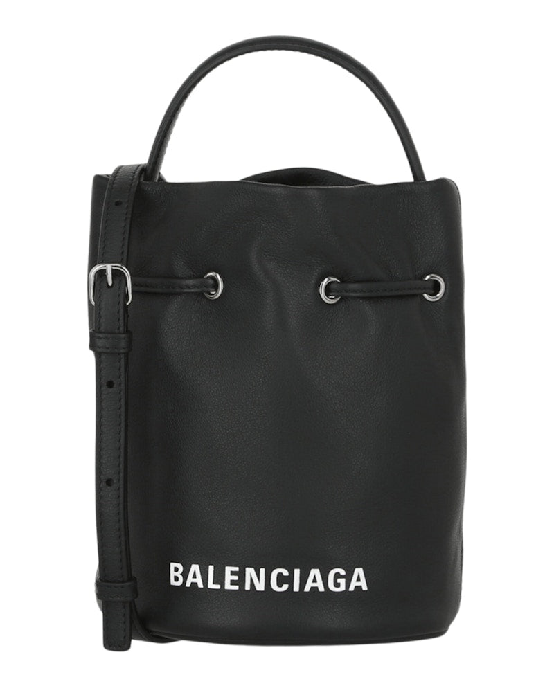 Balenciaga Everyday Drawstring Bucket XS Black