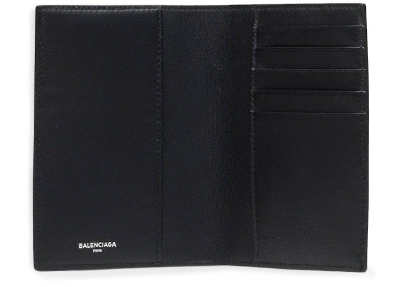 Balenciaga Everyday Passport Holder Black/White
