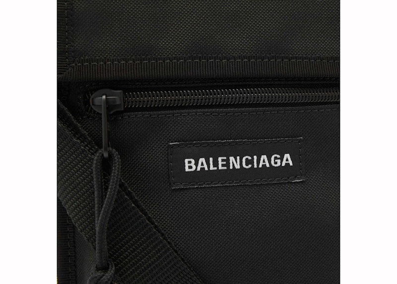Balenciaga Explorer Pouch with Strap Black