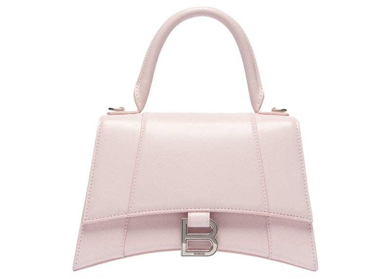 Balenciaga Hourglass Small Top Handle Bag Rosa