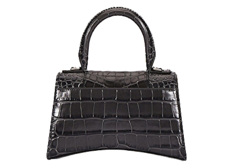 Balenciaga Hourglass Top Handle Bag XS Dark Gray