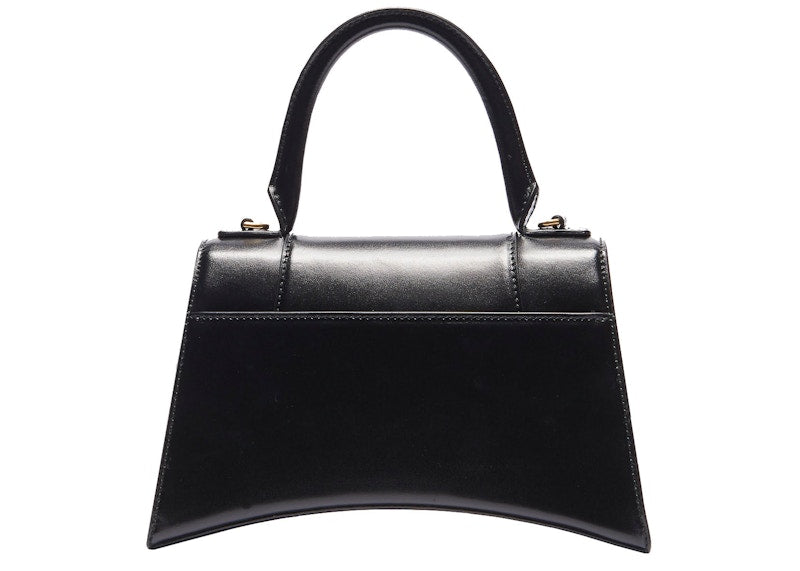 Balenciaga Hourglass Top Handle Small Black