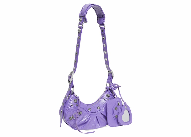 Balenciaga Le Cagole Shoulder Bag XS Purple