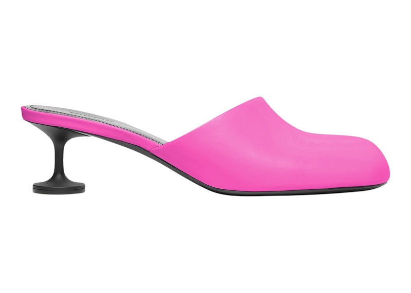 Balenciaga Lady 50mm Mule Pink Leather