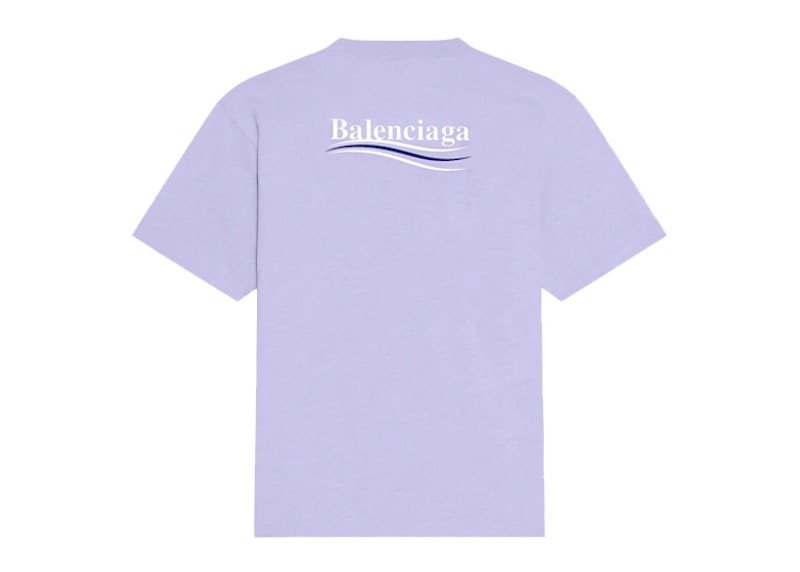Balenciaga Large Fit T-Shirt Purple