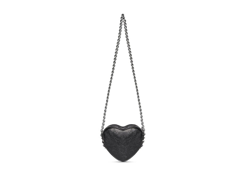 Balenciaga Le Cagole Heart Mini Bag Black