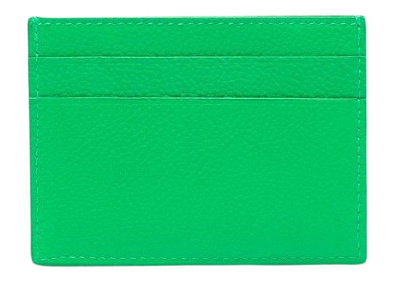 Balenciaga Logo (5 Slot) Card Case Green