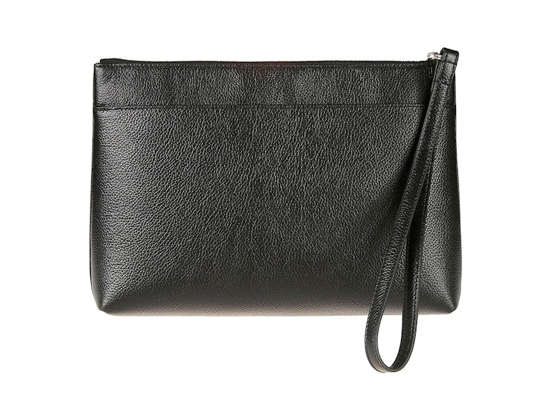 Balenciaga Logo Cash Pouch Black