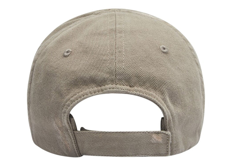 Balenciaga Logo Visor Cap Dark Beige/Dark Beige