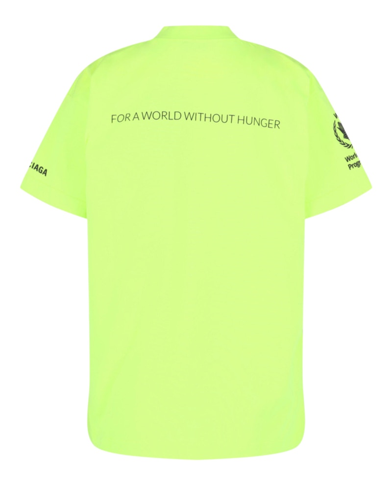 Balenciaga Medium Fit T-shirt Fluorescent Yellow/Black