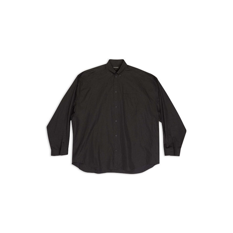 Balenciaga Men's Shirt Oversized in Black Black
