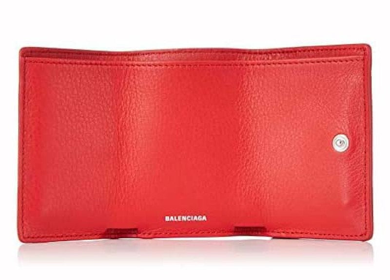 Balenciaga Paper ZA Mini Wallet Red