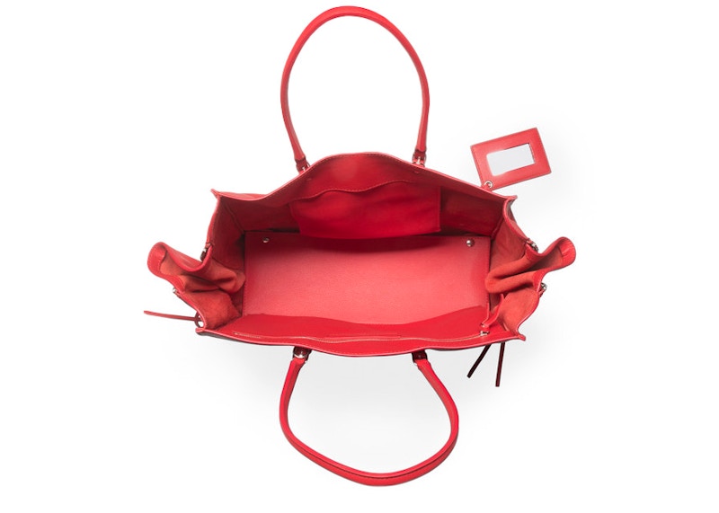 Balenciaga Papier B4 Zip Around Rouge Tango