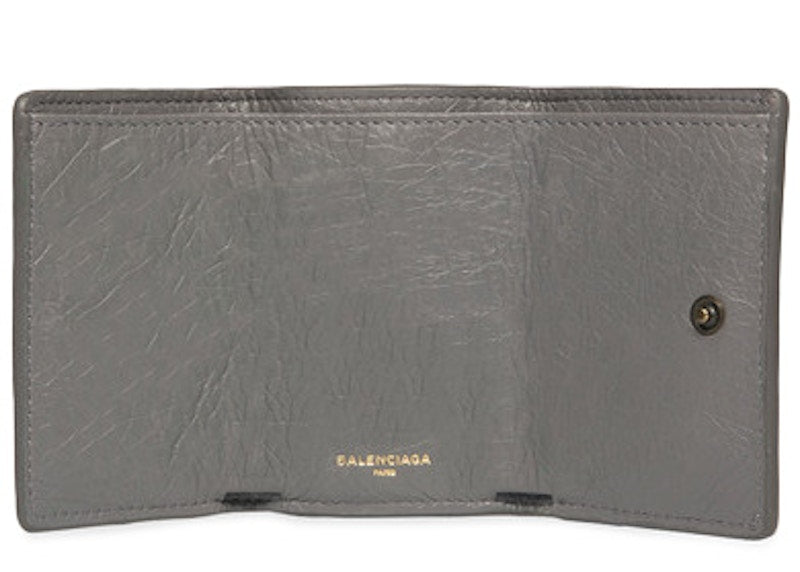 Balenciaga Papier Wallet Graffiti Mini Beige/Red
