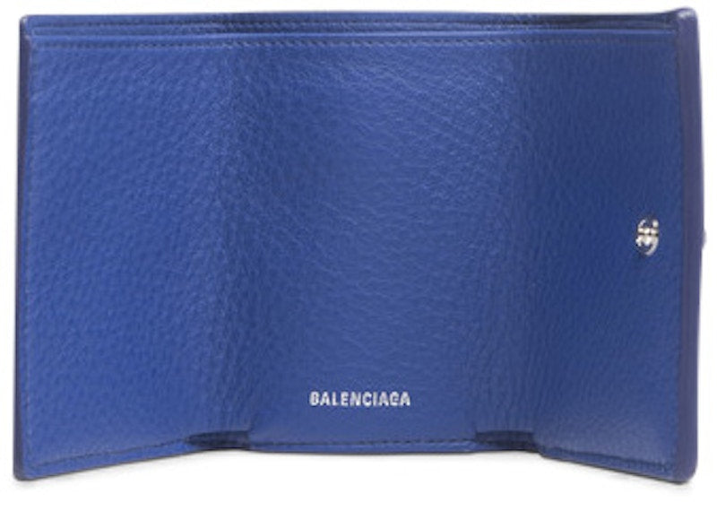 Balenciaga Papier Wallet Mini Royal Blue
