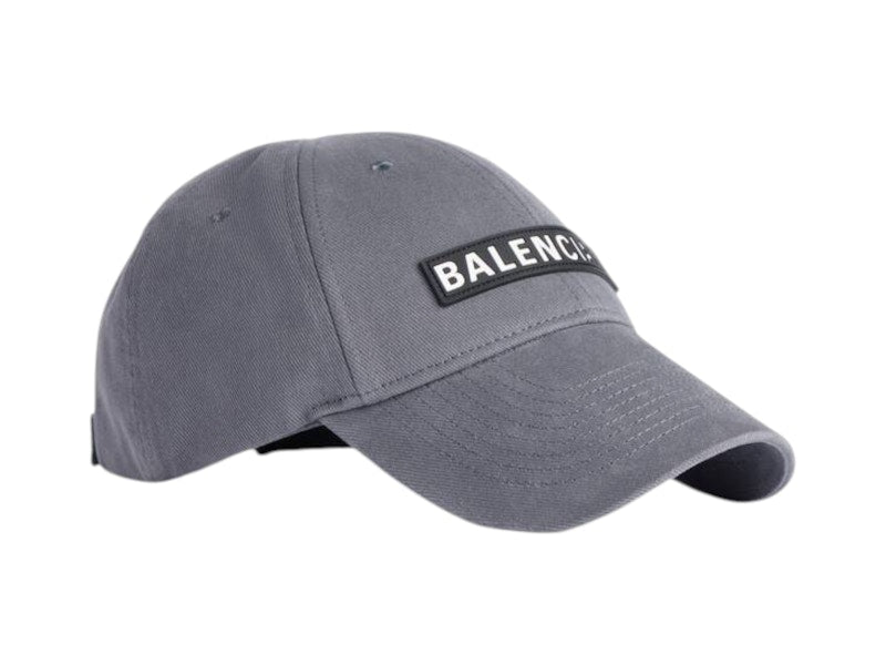 Balenciaga Patch Cap Grey