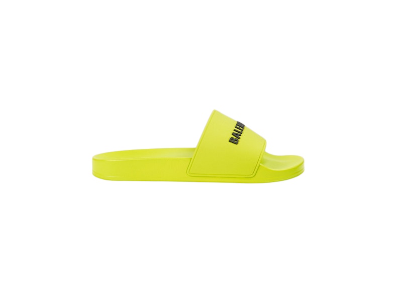 Balenciaga Pool Slide Lime