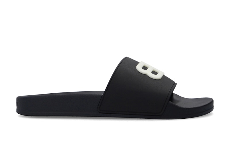 Balenciaga Pool Slides 3D BB Glow Logo